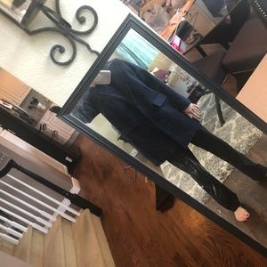 Jcrew navy wool coat